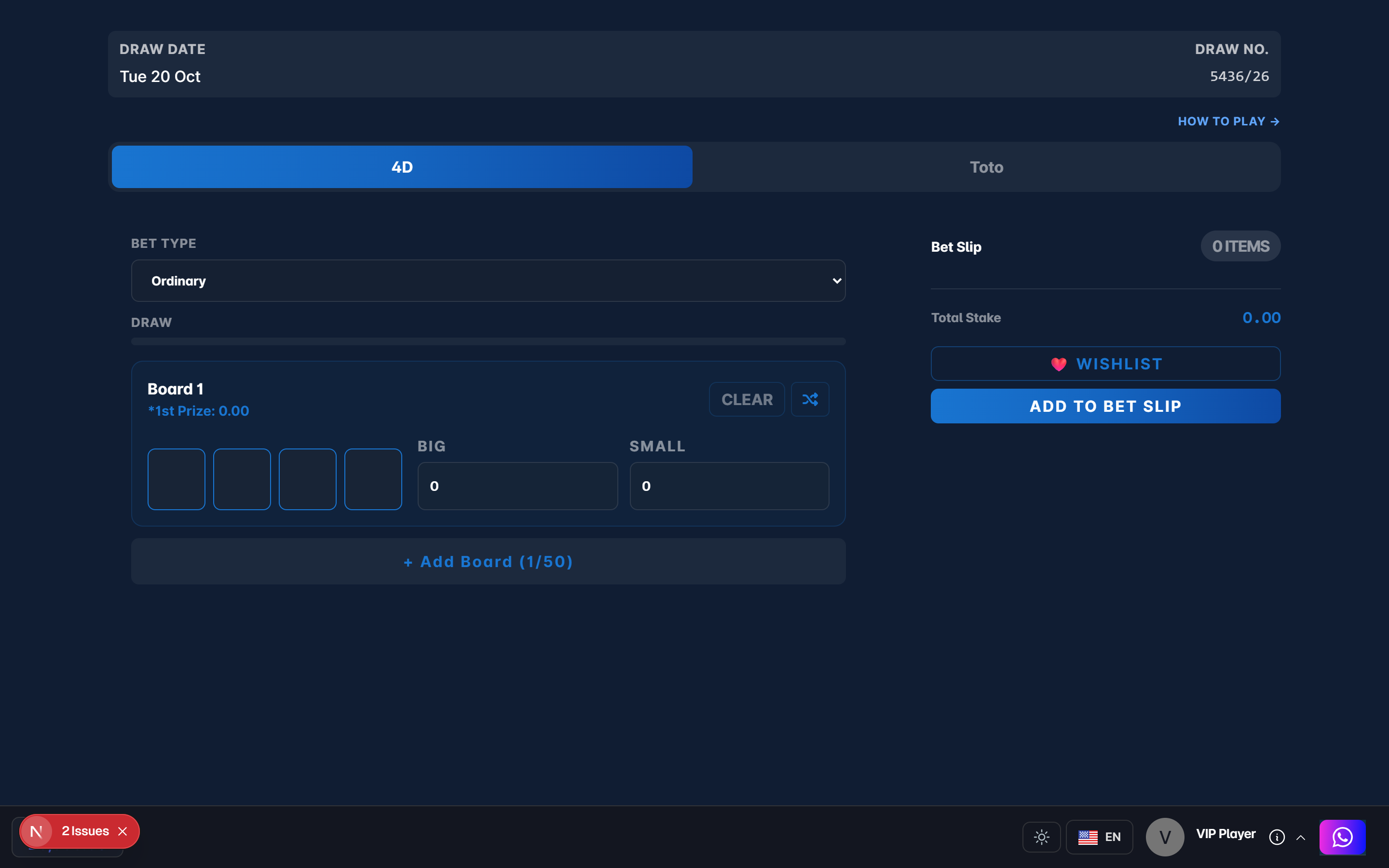 Singapore 4D Betting
