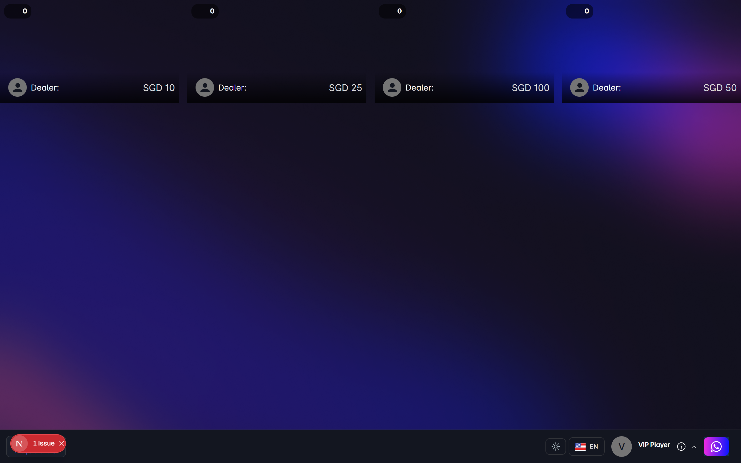 Casino Web Lobby